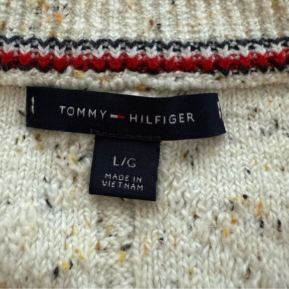 Tommy Hilfiger V-neck Long Sleeve Sweater size Large - Picture 3 of 6